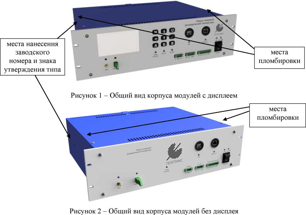 Внешний вид. Модули измерения распределённой температуры, http://oei-analitika.ru рисунок № 1